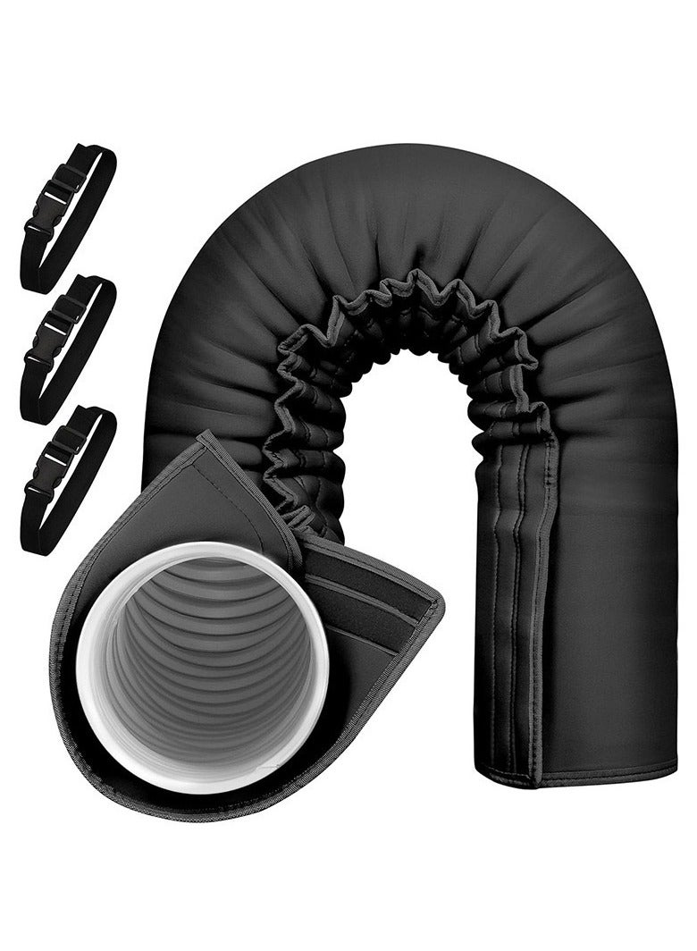 general Air conditioning hose protective cover air conditioning exhaust pipe insulation cover dust-proof and heat insulation easy to store and install - Image 1