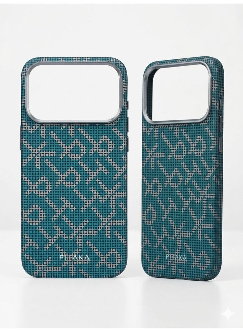 PITAKA MagSafe Compatible Ultra-Slim Case for iPhone 17 Pro Max - Premium Aramid Fiber Design - Image 3
