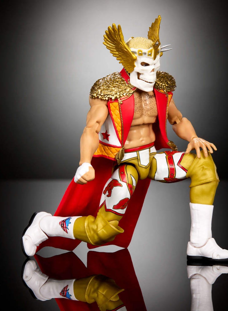 WWE Ultimate Edition Action Figure & Accessories Set, Cody Rhodes 6-inch Collectible with Swappable Heads & Hands, 30 Articulation Points - Image 4