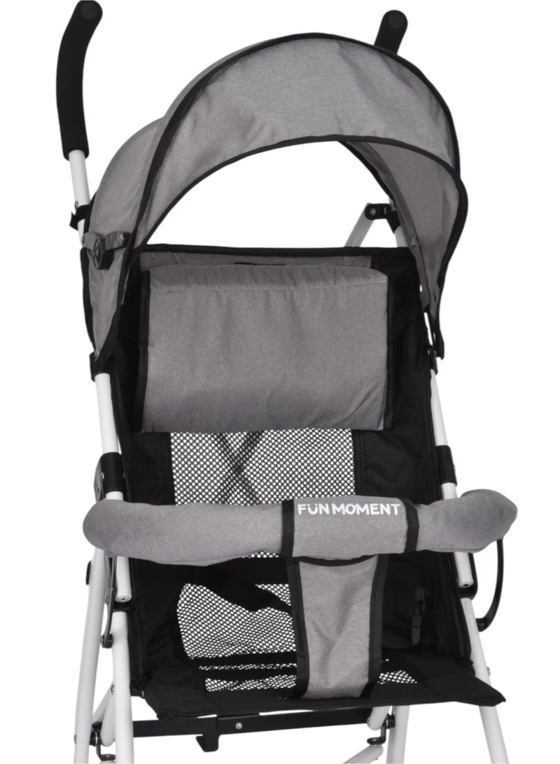 FUN MOMENT Lightweight Travel Stroller with Foldable Umbrella - Image 5