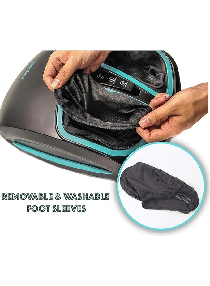 Cool Baby Shiatsu Foot Massager with Heat, Deep Kneading & Air Compression – Bi-Directional Massage Modes, Adjustable Intensity, Washable Foot Covers – Pain Relief for Neuropathy, Plantar Fasciitis & Fatigue - Image 3