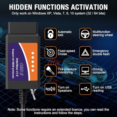 OBDMONSTER ELM327 OBD2 USB Adapter for Windows, ELMconfig Scanner with MS CAN/HS CAN Switch for Scan F150 F250 Car and Light Truck Check Engine Light, Diagnosis on Windows with V1.5 Chip - Image 5