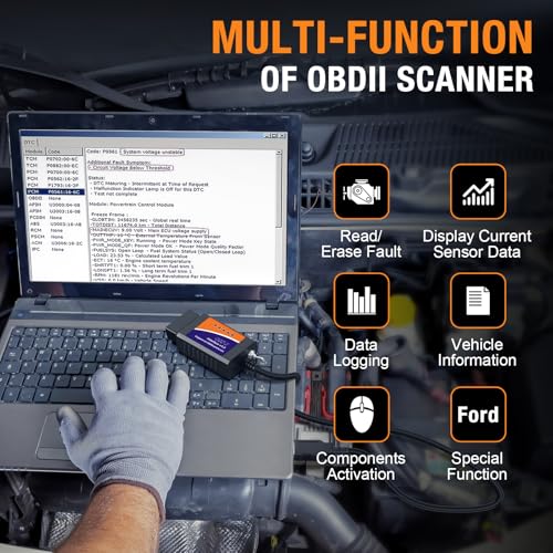 OBDMONSTER ELM327 OBD2 USB Adapter for Windows, ELMconfig Scanner with MS CAN/HS CAN Switch for Scan F150 F250 Car and Light Truck Check Engine Light, Diagnosis on Windows with V1.5 Chip - Image 2