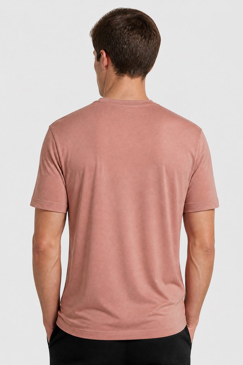 Hurley Men Sportswear Fit Short Sleeve Outdoor T-Shirt, Rust Brown - Image 4