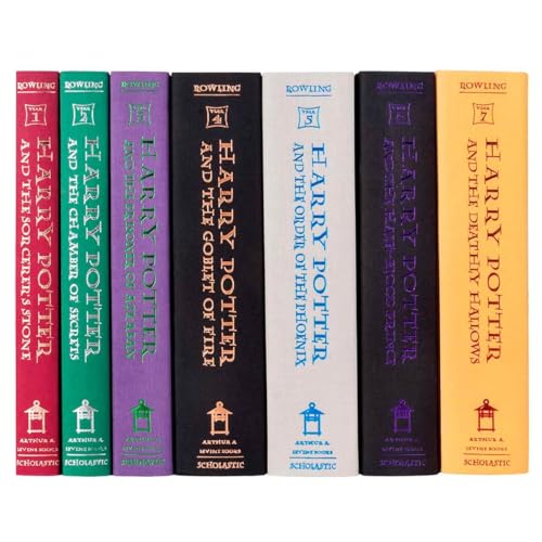 Juniper Books Harry Potter Boxed Set: House Mashup Edition | 7-Volume Hardcover Book Set with Custom Designed Dust Jackets published by Scholastic | J.K. Rowling | Includes all 7 Harry Potter Books - Image 4