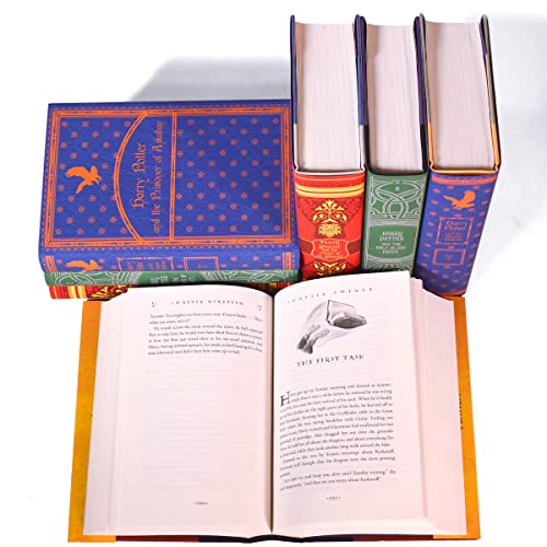 Juniper Books Harry Potter Boxed Set: House Mashup Edition | 7-Volume Hardcover Book Set with Custom Designed Dust Jackets published by Scholastic | J.K. Rowling | Includes all 7 Harry Potter Books - Image 3