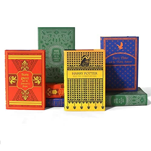 Juniper Books Harry Potter Boxed Set: House Mashup Edition | 7-Volume Hardcover Book Set with Custom Designed Dust Jackets published by Scholastic | J.K. Rowling | Includes all 7 Harry Potter Books - Image 2