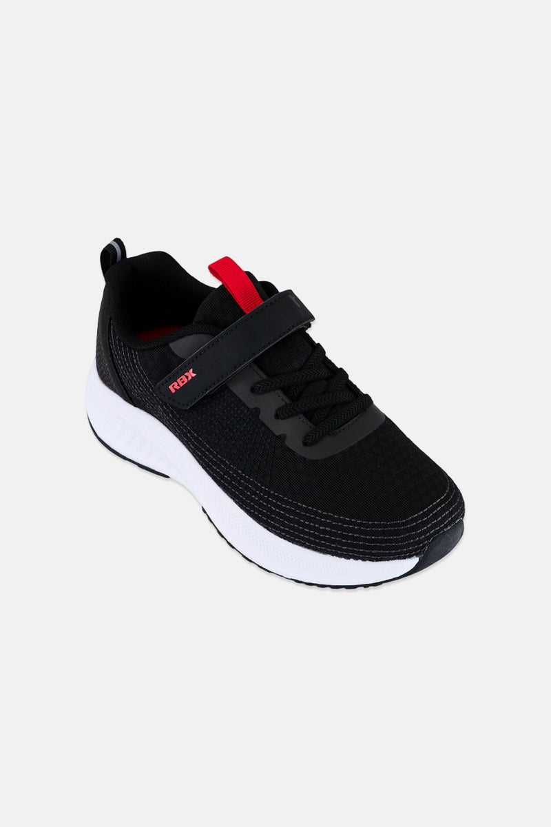 RBX Kids Boy Velcro Closure Outdoor Shoes, Black - Image 1