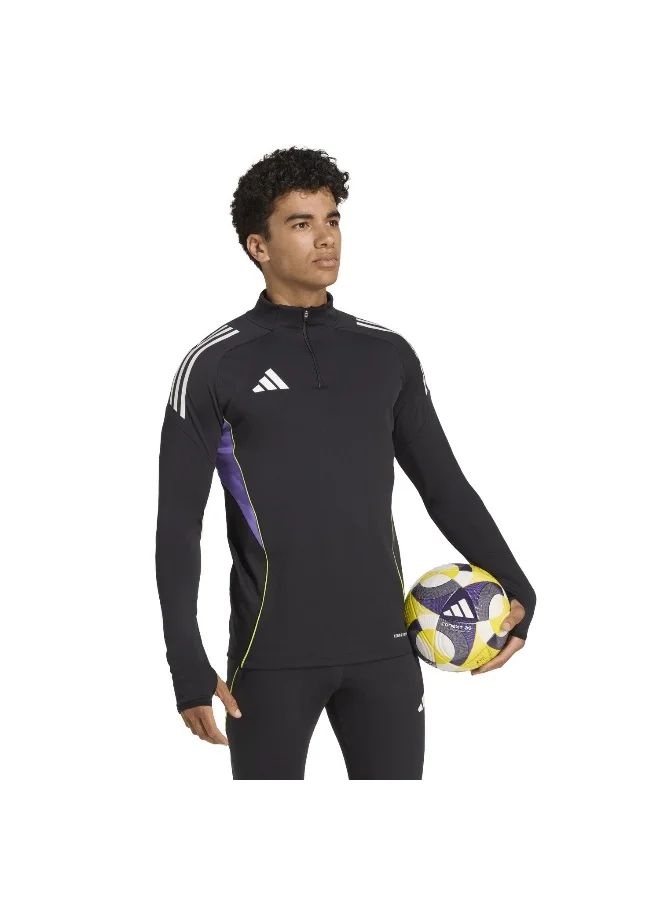 adidas توب كرة قدم أسود للرجال مقاس