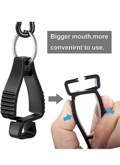 Ant 6-Piece Glove Clips Work Glove Holders, Glove Belt Clip with Metal Carabiners, Glove Clip Tools Towel Holder for Construction Worker Labor  - Image 4