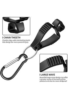Ant 6-Piece Glove Clips Work Glove Holders, Glove Belt Clip with Metal Carabiners, Glove Clip Tools Towel Holder for Construction Worker Labor  - Image 3