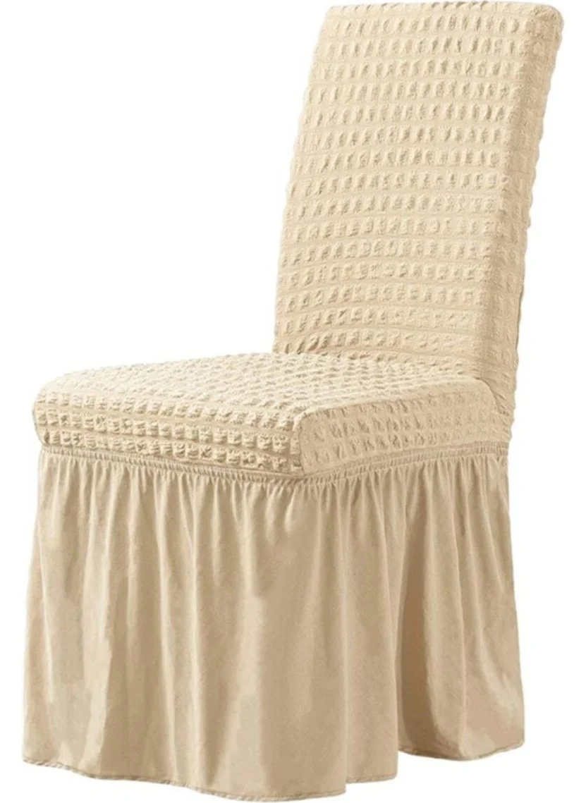 Elgeyar Bürümcük Chair Cover Chair Cover Skirted Elastic Standard