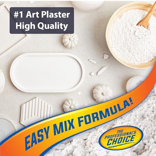 Perfect craft Perfect Plaster Non-Toxic, Color-Blendable, Mix with Water Pottery & Ceramic Casting Materiall - 8 Pound - Image 2