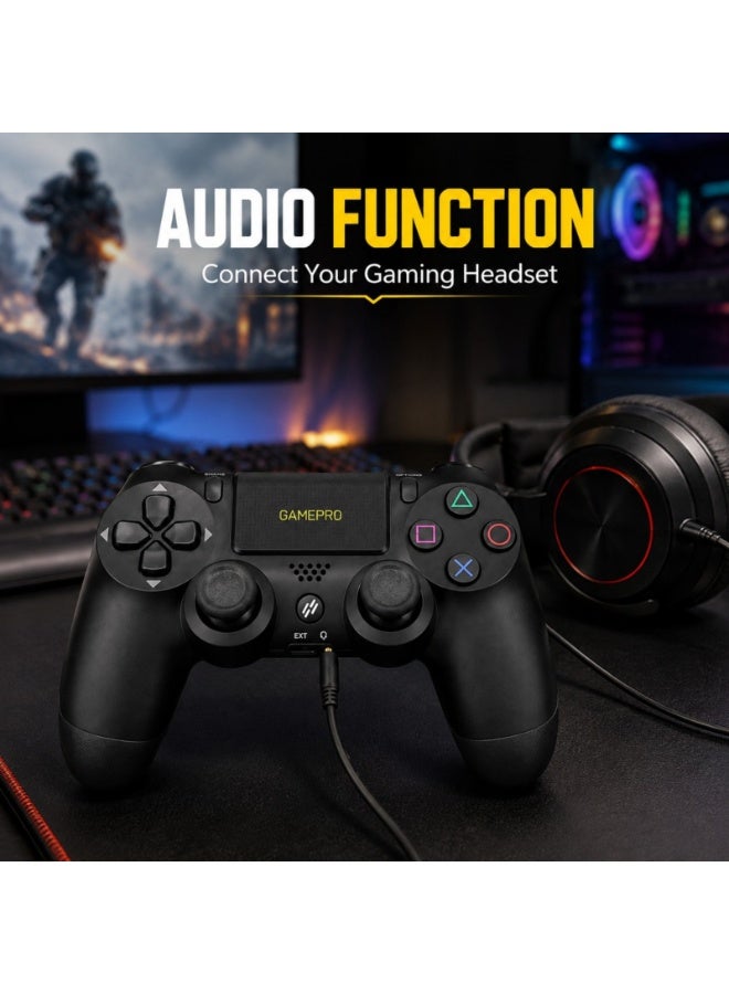 GAMEPRO Joysticks Wireless Controllers for PlayStation 4 with Programmable Buttons, Vibration & Motion Sensor, Multiplayer Gaming for Home, Family, Friends & Gaming Parties - Image 5