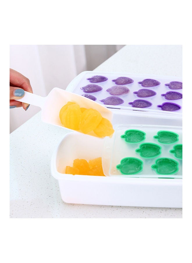NIBEMINENT Ice Cube Tray Mold Maker Box Candy Cake Pudding Chocolate multicolor 26*26*26cm - Image 2