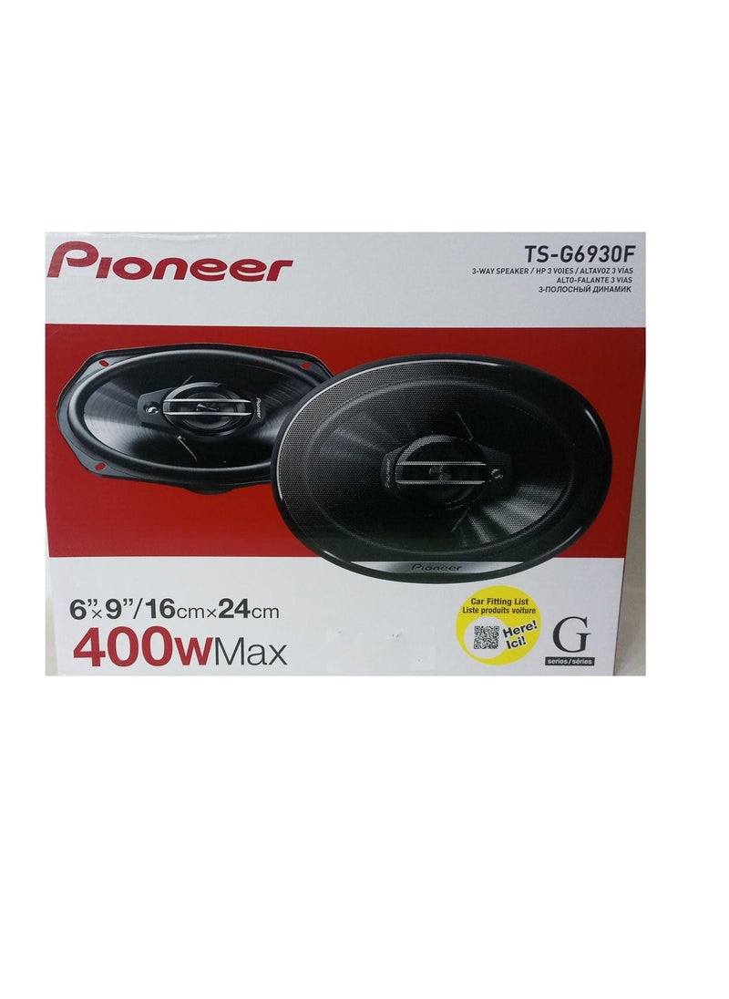 Pioneer Car speaker kit, 400 watts, 4 ohms, 6*9 inches, model TS-G6930  - Image 5