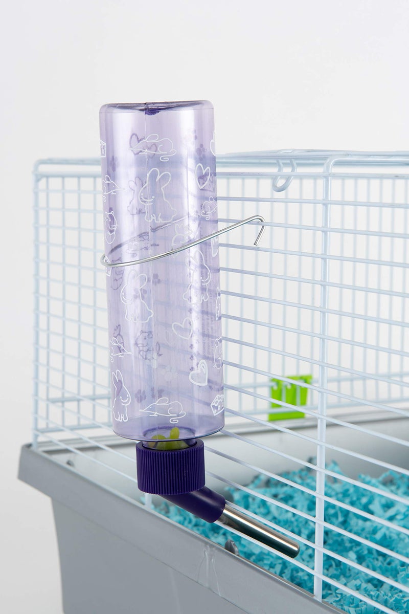 Lixit Standard Cage Water Bottles for Rabbits, Ferrets, Guinea Pigs, Hamsters, Rats, Mice and Other Small Animal's (8 Ounce, Purple) - Image 5