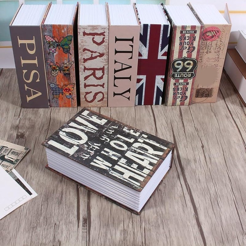 Love Type Hollow Book Safe with Key Lock for Cash Jewellery Secret Storage - Image 4