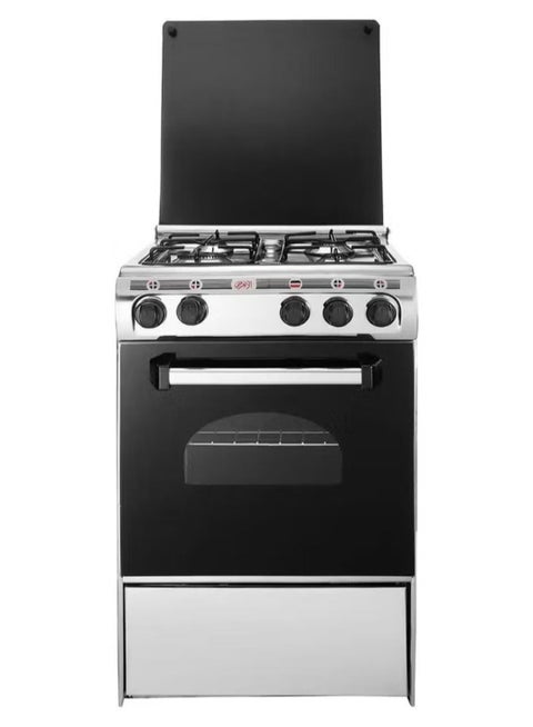 بوتاجاز الأهرام 50×50 سم – 4 شعلات مع شواية – ستانلس ستيل