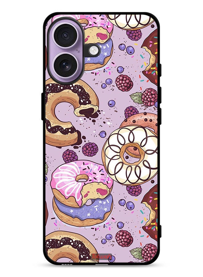 Tolwak Apple iPhone 17 Protective Case Cover Donuts Art - Image 1