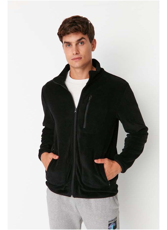 Black Regular/Normal Cut Zippered Warm Thick Anti-pilling Fleece Sweatshirt TMNAW23HI00050 - pzsku/Z152722124BFBCD4CCDAEZ/45/_/1737375925/31a8f52a-e49f-4e94-815e-e816b9b7ed72