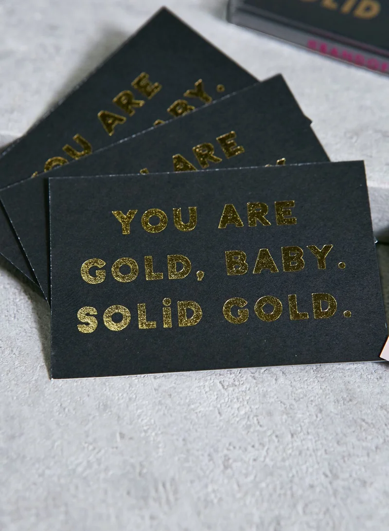 ban.do You Are Gold Compliment Card Set