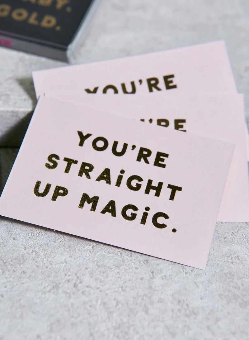 ban.do You Are Gold Compliment Card Set