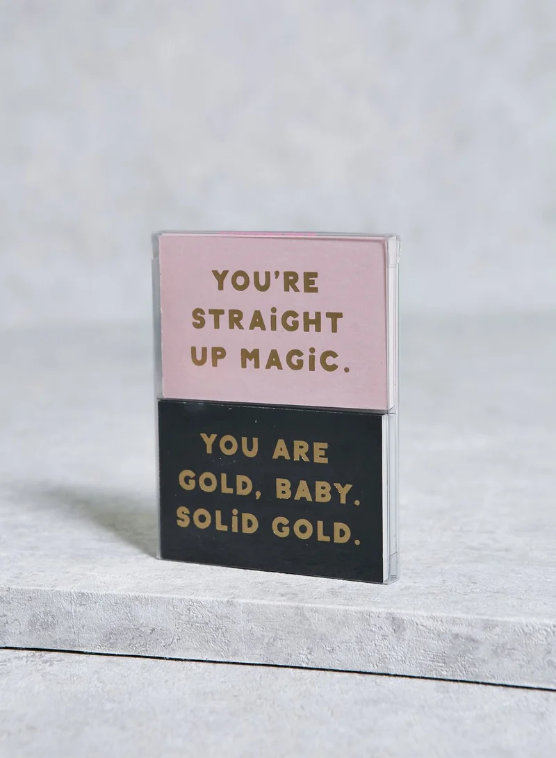ban.do You Are Gold Compliment Card Set