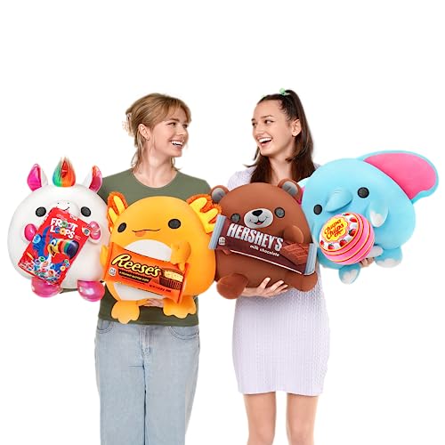 SNACKLES ZURU Snackles (Chupa Chup Elephant Super Sized 14 inch Plush by ZURU, Ultra Soft Plush, Collectible Plush with Real Licensed Brands, Stuffed Animal - Image 3
