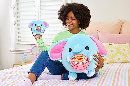 SNACKLES ZURU Snackles (Chupa Chup Elephant Super Sized 14 inch Plush by ZURU, Ultra Soft Plush, Collectible Plush with Real Licensed Brands, Stuffed Animal - Image 5