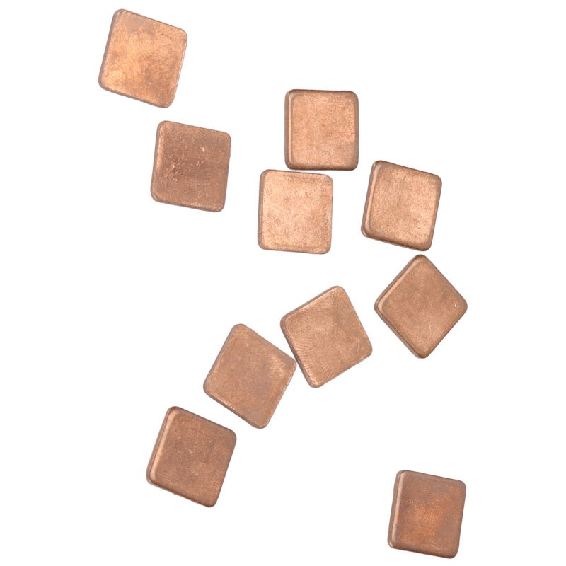 مشتت حراري نحاسي صغير 15x15x1 مم - موصلية حرارية 401 واط/م.ك - طقم مشتت حراري خالٍ من النتوءات لأجهزة الكمبيوتر المكتبية والمحمولة ورقاقات الدوائر المتكاملة - Image 3