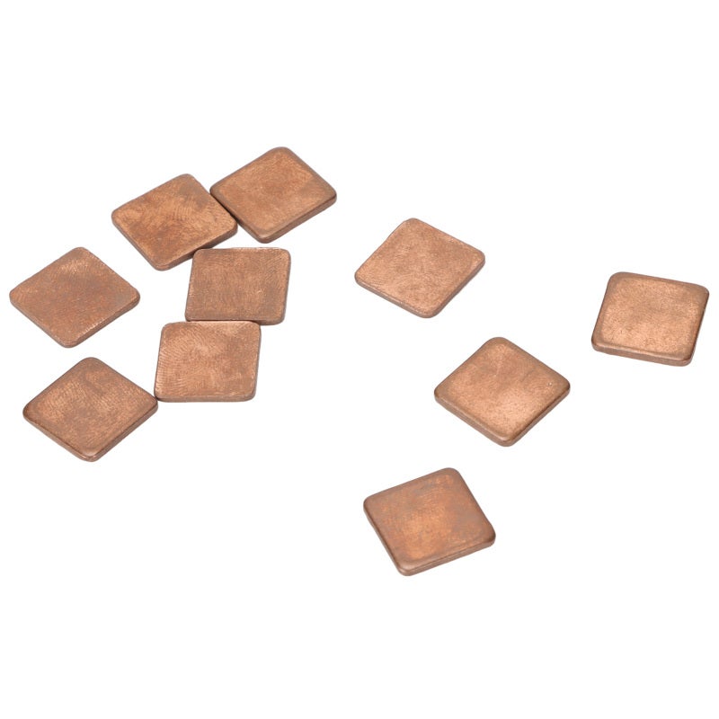 مشتت حراري نحاسي صغير 15x15x1 مم - موصلية حرارية 401 واط/م.ك - طقم مشتت حراري خالٍ من النتوءات لأجهزة الكمبيوتر المكتبية والمحمولة ورقاقات الدوائر المتكاملة - Image 4