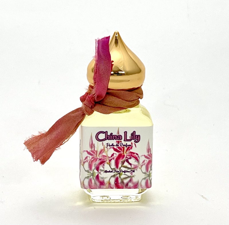 CHINA LILY* Original Perfume Oil* Long Lasting *Vegan *Phthalate Free *Alcohol Free * 10 ml. Gift Bottle * - Image 1