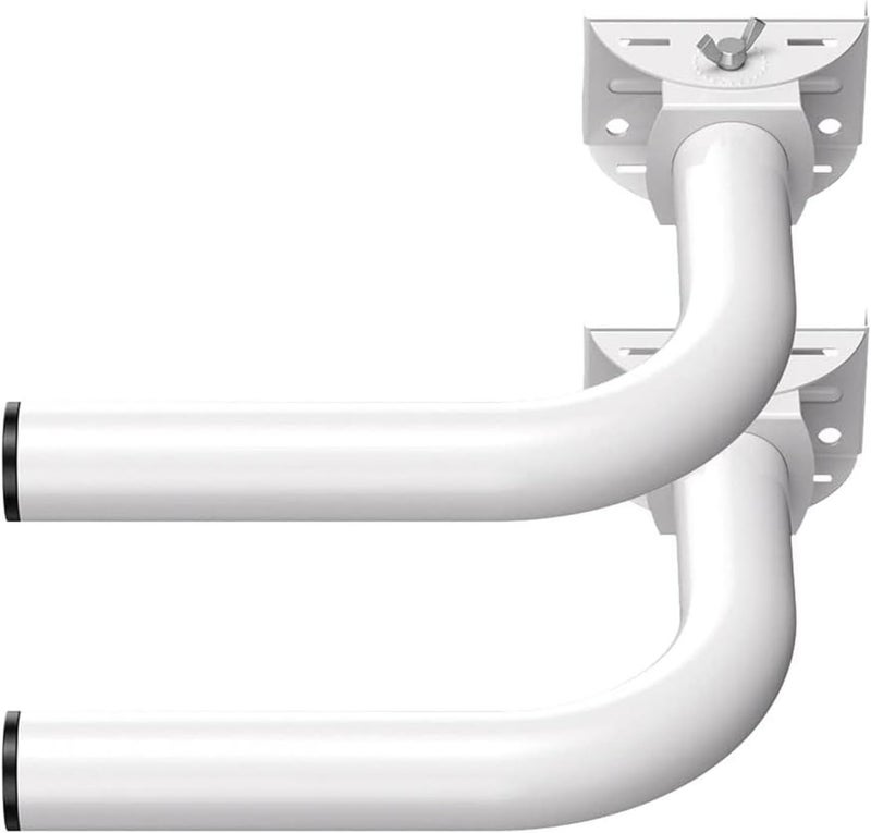 Cryfokt Universal Wireless Bridge Bracket Mount J Pole Stainless Steel Long Range Waterproof Easy Installation for Outdoor AP, Antenna Pole Mount Bracket Point Client Bridge CPE 2 Pack - Image 3
