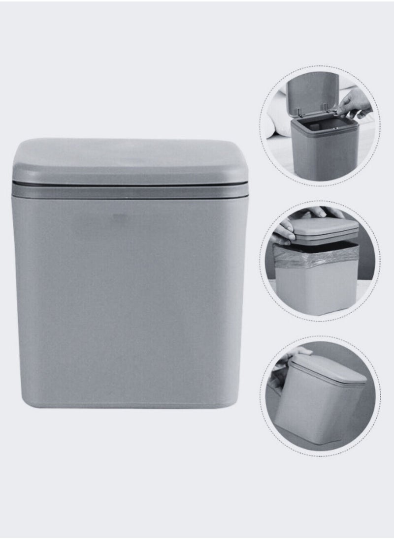 MAAS 3-Piece Pedal Trash Bin Made of Premium Quality Plastic for Home and Office Use 2.8L  - Image 3