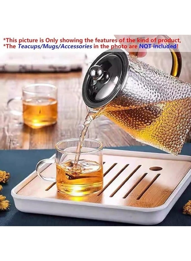 Glass Infuser Teapot With Lid Clear 950ml  - Image 4