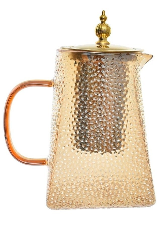 Glass Infuser Teapot With Lid Clear 950ml  - Image 2