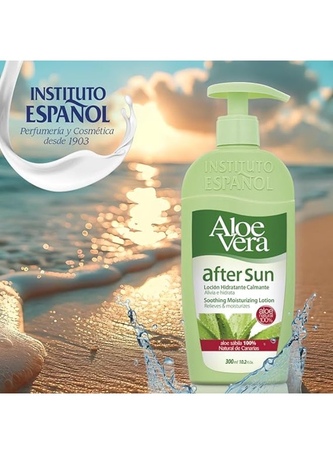 Instituto Espanol Instituto Español Aloe Vera After-Sun Soothing Lotion 300ml - Image 2