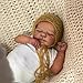 GYCV Reborn Baby Dolls Silicone Full Body Black Boy 19 Inch Lifelike Sleeping Baby Doll Poseable Realistic Newborn Baby Dolls African American Reborn Doll with Hair Gift Toys for Kids Age 3 Girls - Image 4