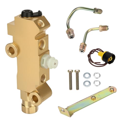 C-Tzu PV2 Brass DiscDrum Front Drum Rear Brake Proportioning Valve Mount Bracket Connector Kit Compatible with for Chevy Buick Classic Car Truck Replace part 1721353 - Image 1
