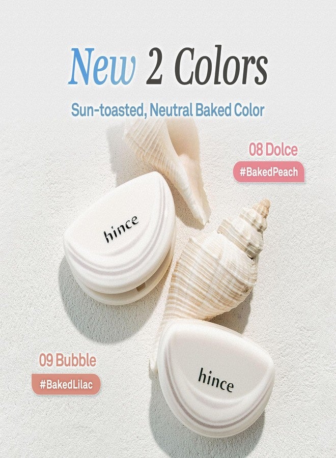hince HALF-MOON CHEEK Cream Blush for Cheeks - Dewy Glow, Hydrating & Blendable Korean Beauty Face Blush, Lightweight Creamy Formula, Natural Soft Pink Finish (08 DOLCE) - Image 3