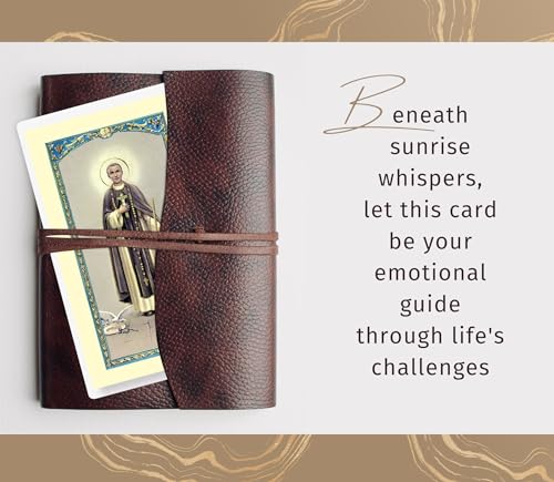 Trendzeen St Martin Prayer Card - San Martin De Porres Oracion, The Lord's Prayer - Made In Italy, Laminated English and Spanish Saint Martin De Porres Holy Card - 3 Items - Image 3