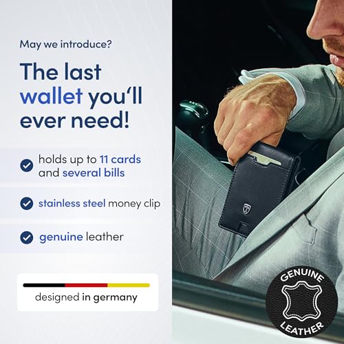 TRAVANDO Mens Wallet with Money Clip AUSTIN RFID Blocking Leather Bifold Credit Card Holder for Men with Gift Box - Image 2