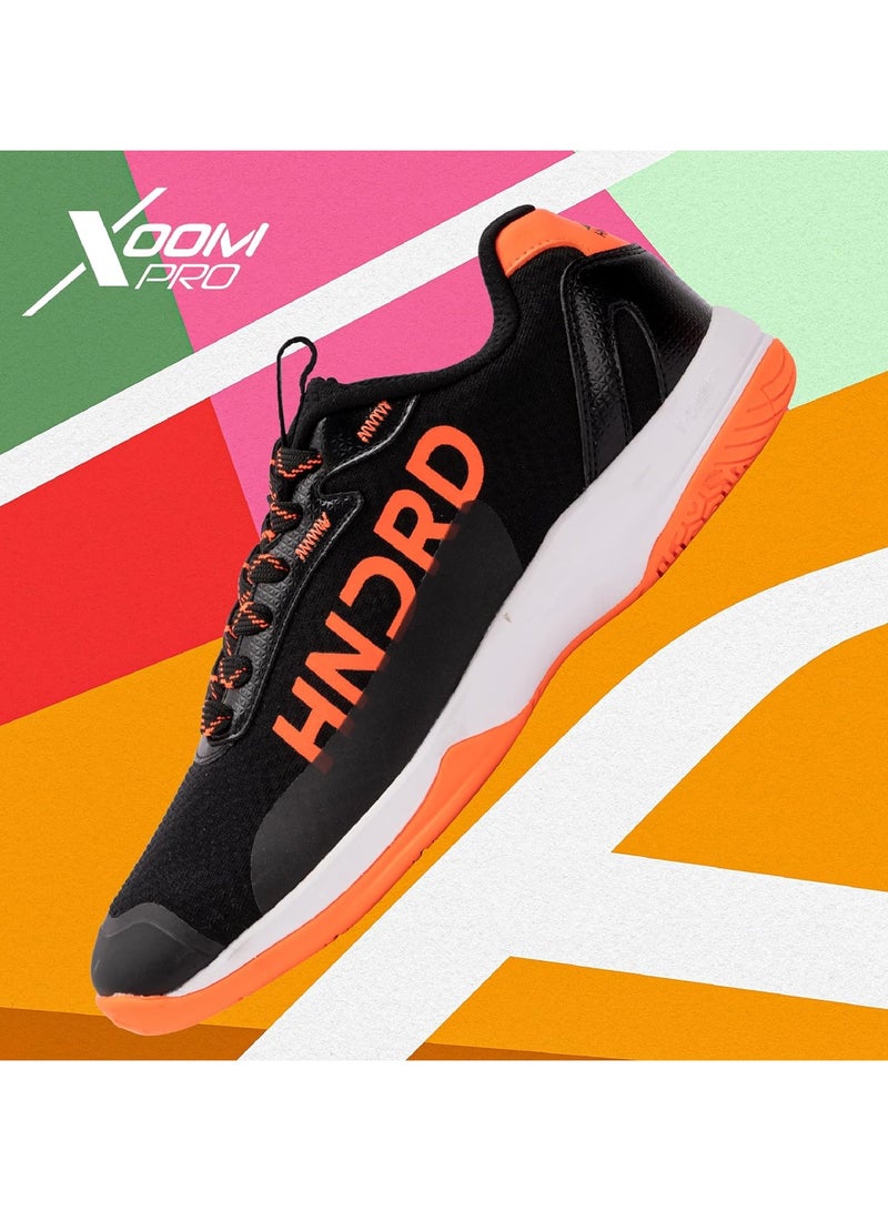 HUNDRED Xoom Pro Non-Marking Professional Badminton Shoes For Men | Mesh,TPU & Synthetic leather, Sole: Rubber & Phylon | Suitable for Indoor Badminton/Basketball | 6 UK / 7 US / 40 EU - Image 2