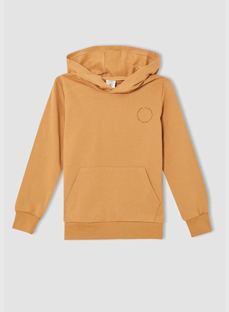 DeFacto Regular Fit Back Print Sweatshirt