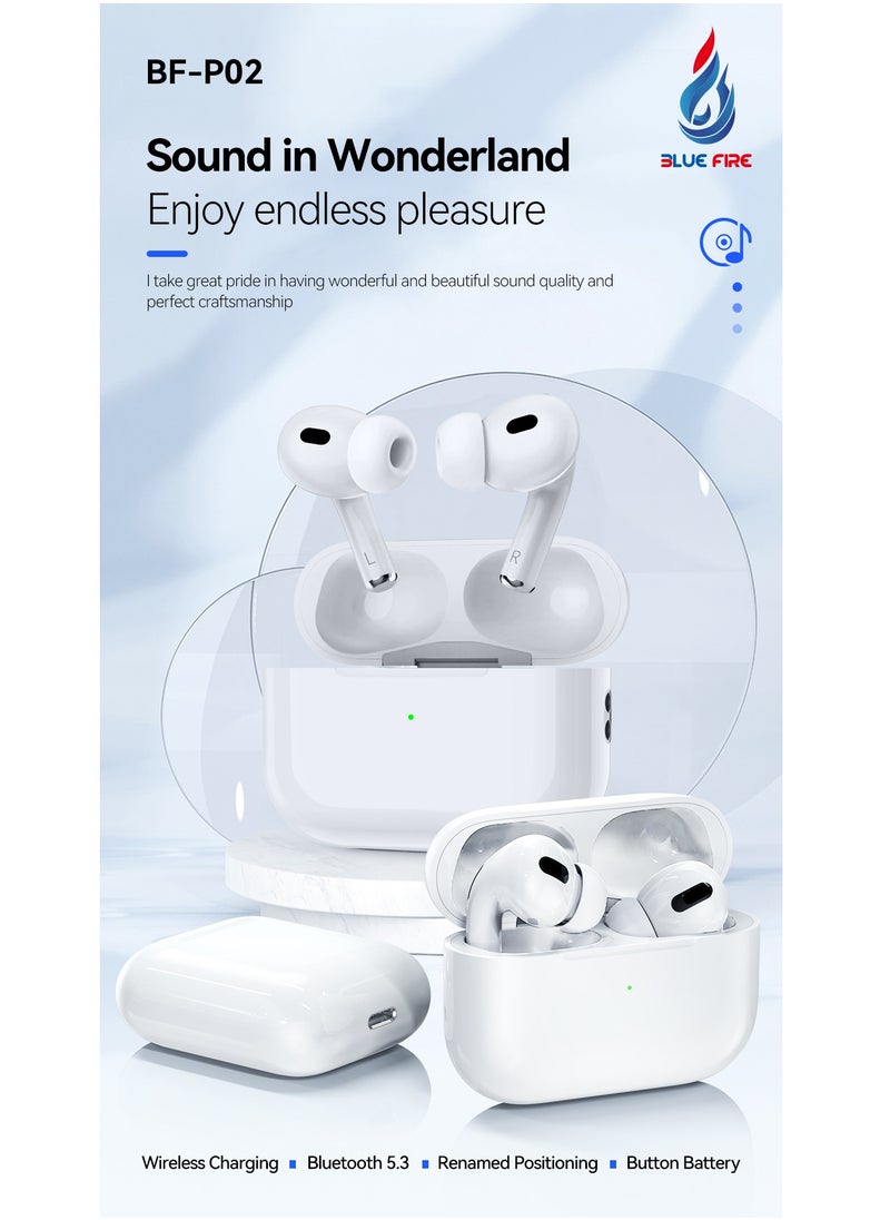 BlueFire - ANC Hi-Fi Audio Sound Quality Earphone Air Pod with Active Noice Cancellation, Bluetooth 5.3, High Fidelity Sound, Wireless Charging - Image 1