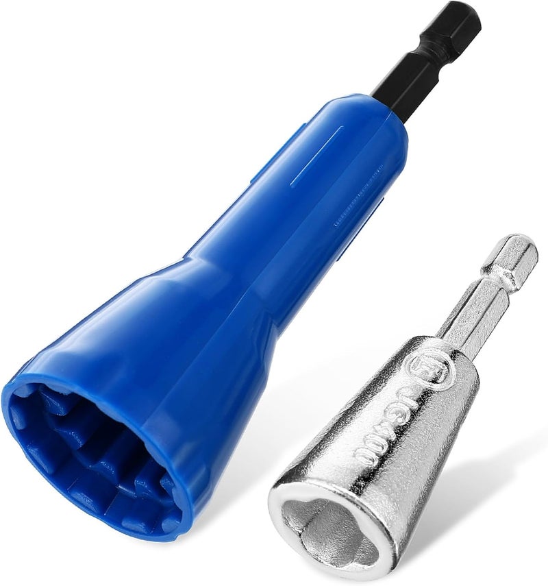 2Pcs Wire Twisting Tool for Drill Electrician Wire Connector Driver Nut Compact Wire Stripping Tool for Quick Splice Connectors Efficient Cable Twisting and Precision Handling - Image 1