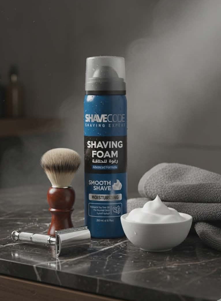 Shavecode Shaving Foam for Normal Skin 200ml - Image 2