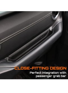 Excefore JL GrabTray Passenger Storage Tray Organizer Grab Handle Accessory Box for 2018-2022 Jeep Wrangler JL JLU & Jeep Gladiator JT, Interior Accessories, Black  - Image 3