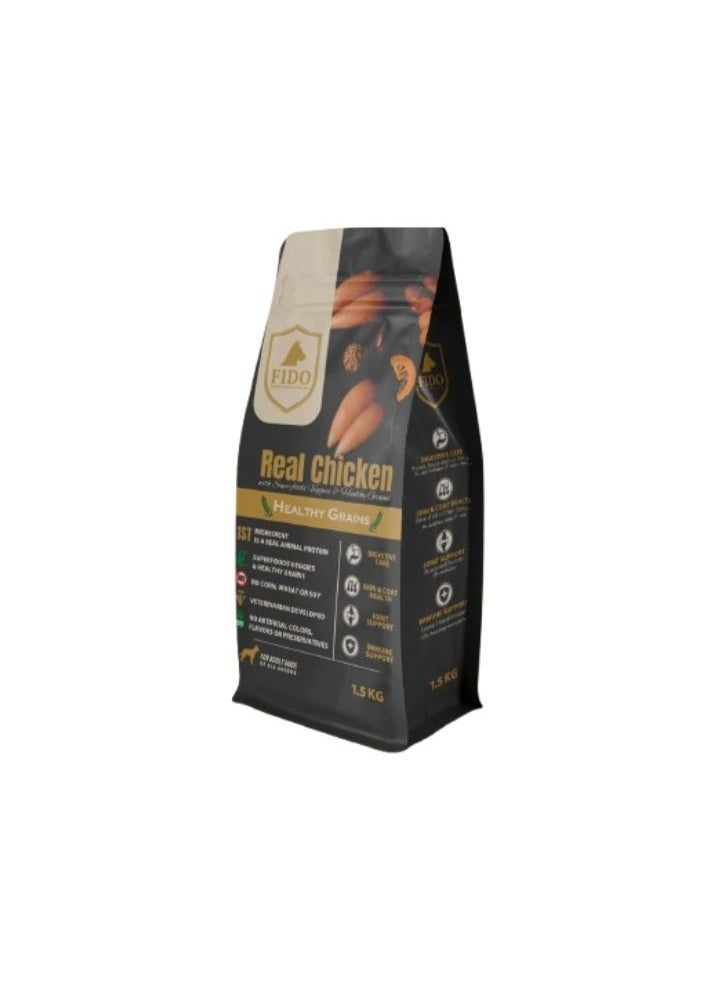 فيدو طعام جاف للكلاب البالغة سوبر بريميم 1.5 كجم